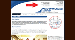 Desktop Screenshot of performancerehabiowa.com